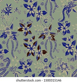 Small Flowers. Texture. Modern Turkish Rapport.