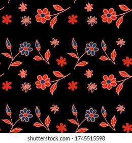 Small Flowers. Texture. Trendy Turkish Rapport.