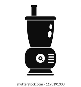 Small food mixer icon. Simple illustration of small food mixer vector icon for web design isolated on white background