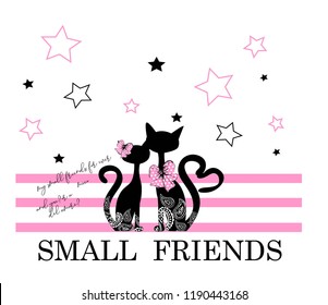 small friends for t-shirt small friends for t-shirt