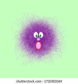ein kleiner lustiger chaotischer Ball