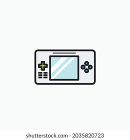 icono de consola de juegos pequeños para sitios web, aplicaciones y muchos más