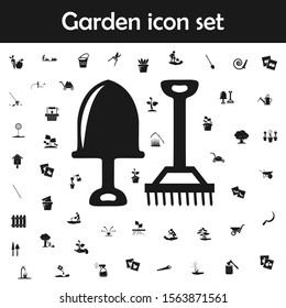 Small garden tools icon. Garden icons universal set for web and mobile