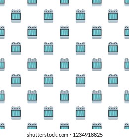 Small gas oven pattern seamless vector repeat for any web design