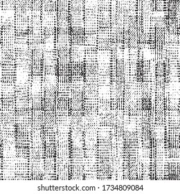 Small geometric abstract mosaic pattern with checks and simple shapes in black colors for fall winter 2022 fashion. Abstract dynamic retro tiles background. Seamless simple grunge micro print pattern 
