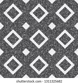 Small geometric texture of the treated stones and pebbles. Seamless pattern for the floor and walls in the bathroom.