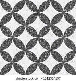 Small geometric texture of the treated stones and pebbles. Seamless pattern for the floor and walls in the bathroom.