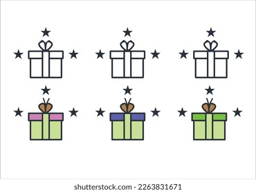 
Small gift birthday gift vector design
