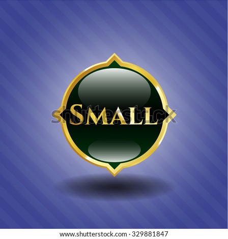 Small gold emblem