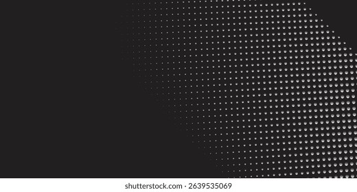 Small golden dots abstract technology web banner design. Bronze geometric futuristic background. Vector illustration