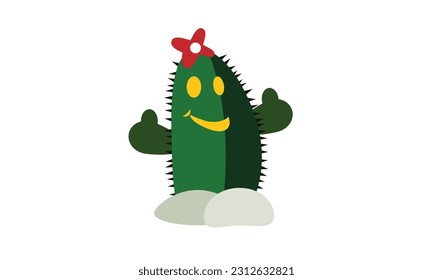 A small green cactus that sits beautifully on top of a pot.