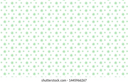 Small green gradient flower pattern