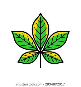 small greenleaf with yellow highlight