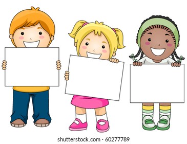 1,242 Group Of Children Holding Poster Board Images, Stock Photos ...