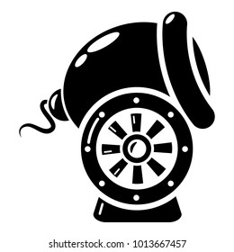 Small gun icon. Simple illustration of small gun vector icon for web.