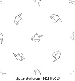 Small hand vacuum cleaner pattern seamless vector repeat geometric for any web design
