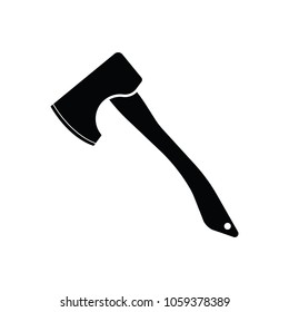A small handheld axe also known as a hatchet in vector format.