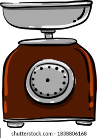Small hang weight, illustration, vector on white background