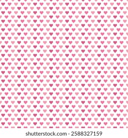 Small heart pink colorful pattern seamless
