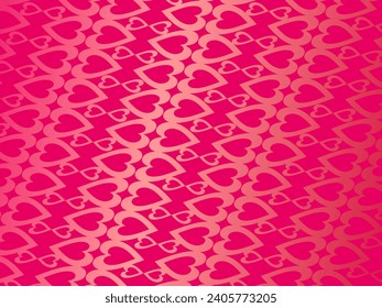 Small hearts background with modern ornaments, red color, perfect for valentines, letters, gifts, prizes, surprises, etc.