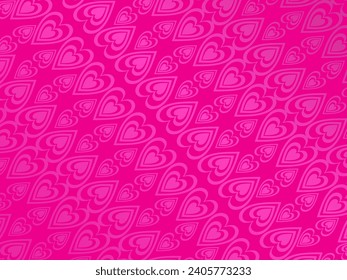 Small hearts background with modern ornaments, red color, perfect for valentines, letters, gifts, prizes, surprises, etc.