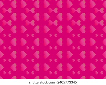 Small hearts background with modern ornaments, red color, perfect for valentines, letters, gifts, prizes, surprises, etc.