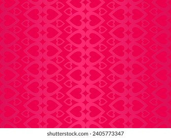 Small hearts background with modern ornaments, red color, perfect for valentines, letters, gifts, prizes, surprises, etc.