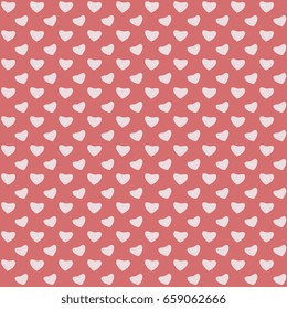 Small hearts motif seamless pattern.