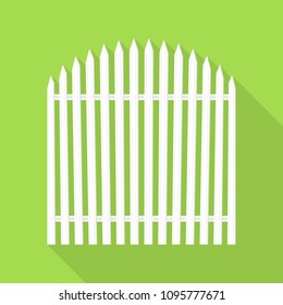 Small house barrier icon. Flat illustration of small house barrier vector icon for web design