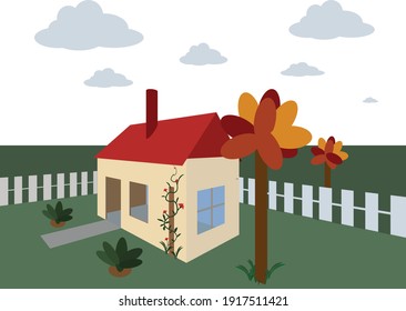 Small house in the countryside