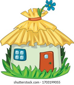 pequeña casa en la hierba