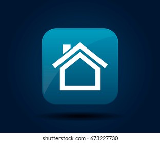 Small House Icon, Home Logo and Icon Vector Design Eps 10