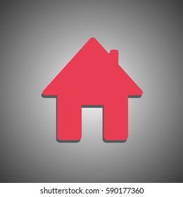 Small house icon. Icon Vector