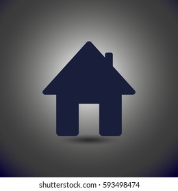 Small house icon. Icon Vector