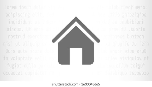 Small house Icon Vector image to be used in web applications, Small house Icon Vector mobile applications and print media