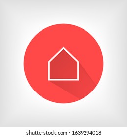 Small house Icon Vector. Simple flat symbol. Illustration pictogram Small house Icon Vector image to be used in web applications, Small house Icon Vector mobile applications and print media