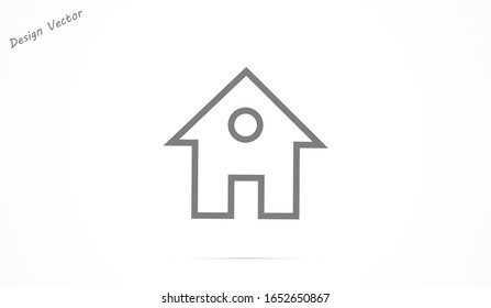 Small house Icon Vector. Simple flat symbol. Illustration pictogram Small house Icon Vector image to be used in web applications, Small house Icon Vector mobile applications and print media