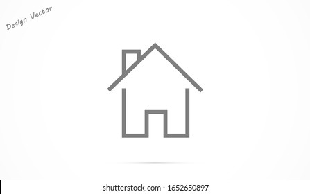 Small house Icon Vector. Simple flat symbol. Illustration pictogram Small house Icon Vector image to be used in web applications, Small house Icon Vector mobile applications and print media