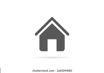 Small house Icon Vector. Simple flat symbol. Illustration pictogram Small house Icon Vector image to be used in web applications, Small house Icon Vector mobile applications and print media