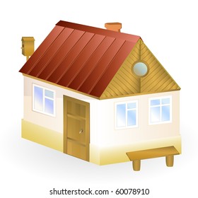 a small house isolated
