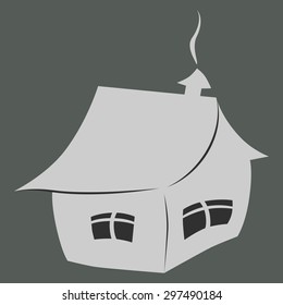 small house logo silhouette