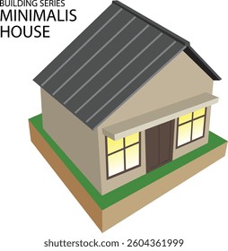 small house with minimalis design