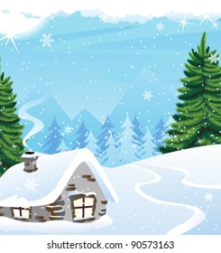 140 Clip Art Small Winter Village Images, Stock Photos & Vectors ...