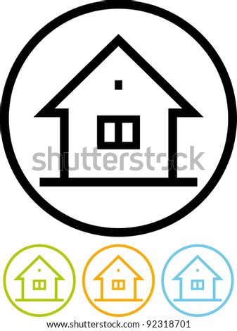 Small house - Vector icon