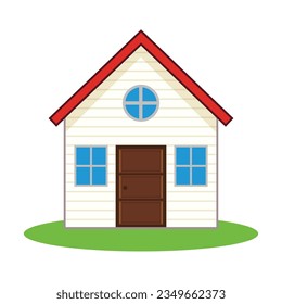 icono del logotipo del vector de la casa pequeña