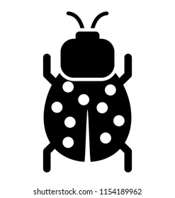 
A small insect with dots over it having small antennas, bug 
