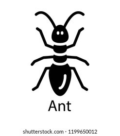 A small insect having small legs depicting ants