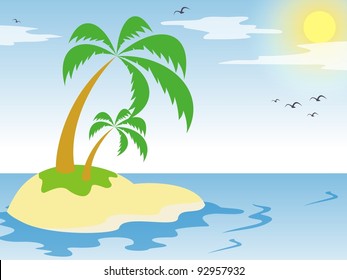 14,032 Small island with palm tree Images, Stock Photos & Vectors ...