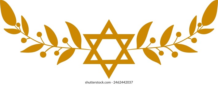 Small jewish design decor clipart