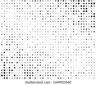 Small and large rhombuses. Black and white color Vector illustration BAckground for web banners, posters, cards, covers, wallpapers, backdrops, panels